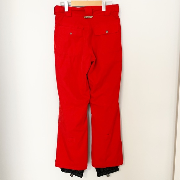 Unisex Light Outerwear Red Snow Pants - XS - Picture 3 of 10
